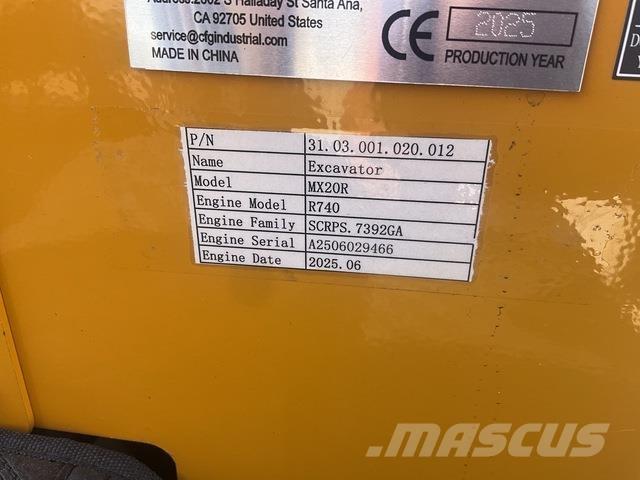 CFG MX20R 履帶式 挖土機/掘鑿機/挖掘機
