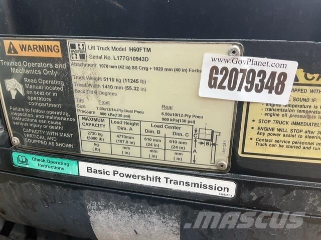 Hyster H60FTM 堆高機(叉車)-其他