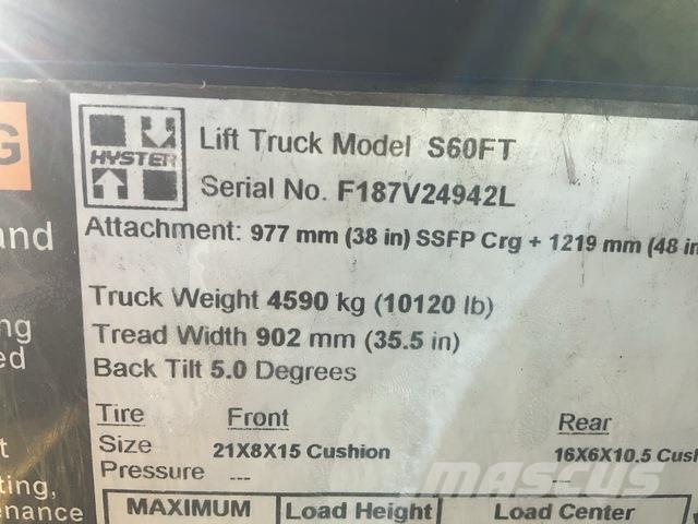 Hyster S60FT 電動堆高機