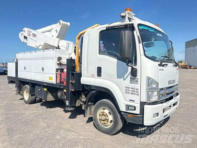 Isuzu FRR600 卡車裝載高空作業車