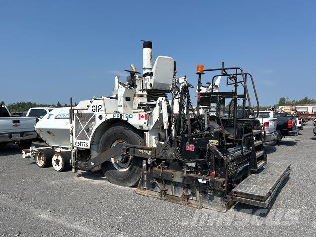 Roadtec RP-190 瀝青攤舖機/鋪路機