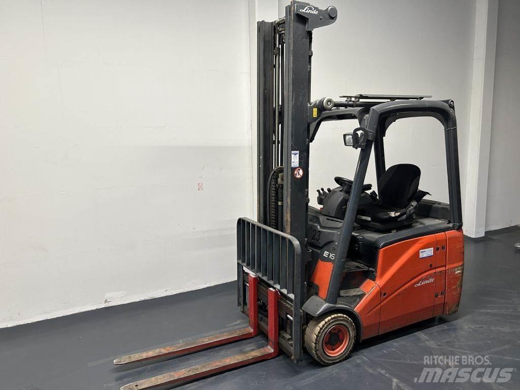 Linde E16H-01 電動堆高機