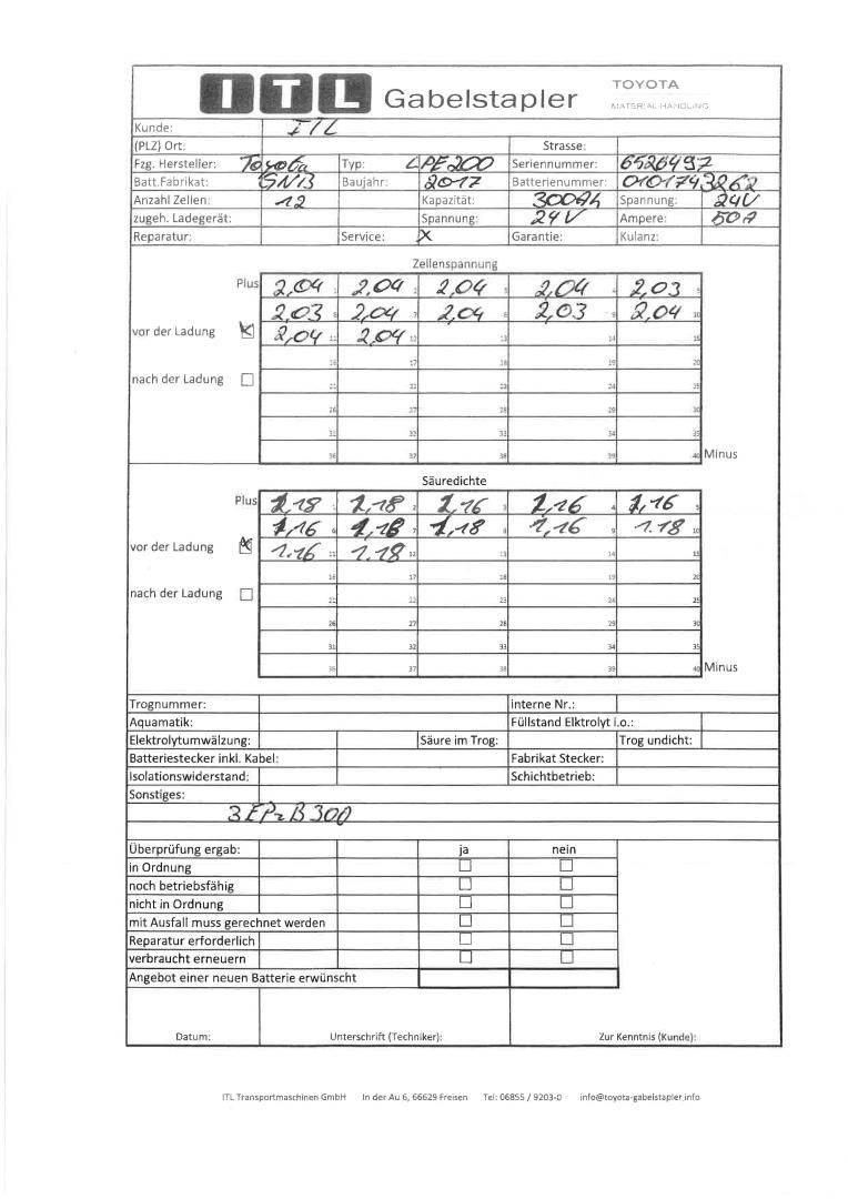 Toyota LPE200 低架升降機