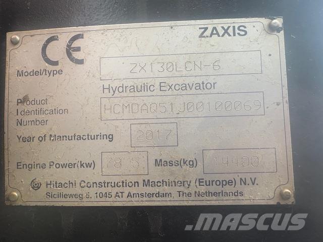Hitachi ZX130-6 履帶式 挖土機/掘鑿機/挖掘機