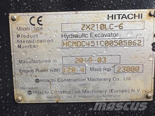 Hitachi ZX210LC-6 履帶式 挖土機/掘鑿機/挖掘機