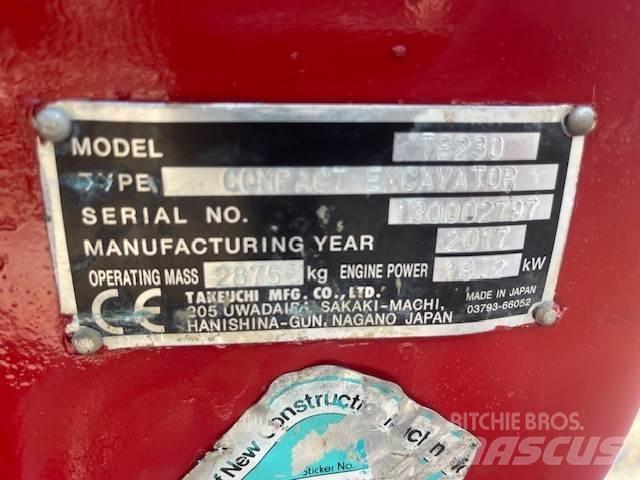 Takeuchi TB230 中型挖土機/掘鑿機/挖掘機 7t-12t