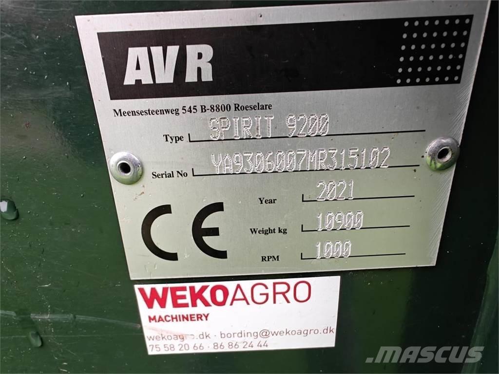 AVR SPIRIT 9200 馬鈴薯收穫機和挖掘機