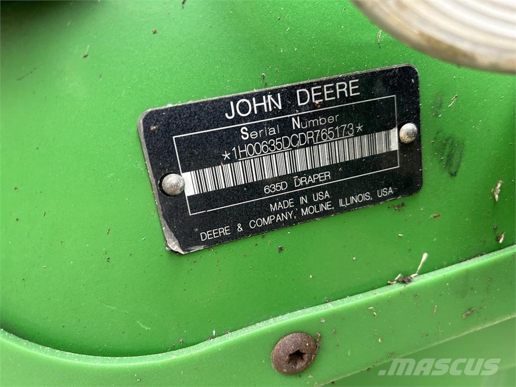 John Deere 635D 聯合收割機頭