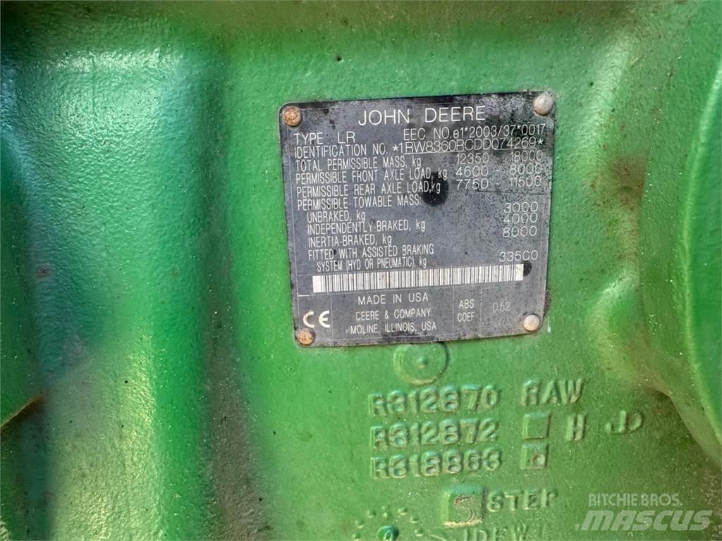 John Deere 8360R 曳引機