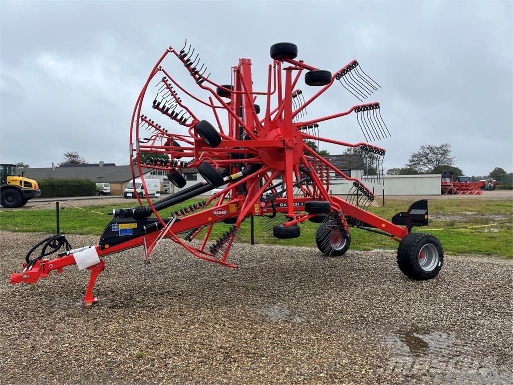 Kuhn GA9531 + 耙與翻草機