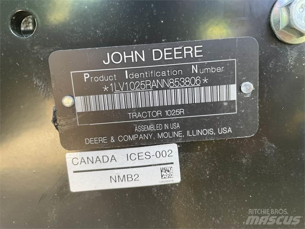 John Deere 1025R 小型曳引機