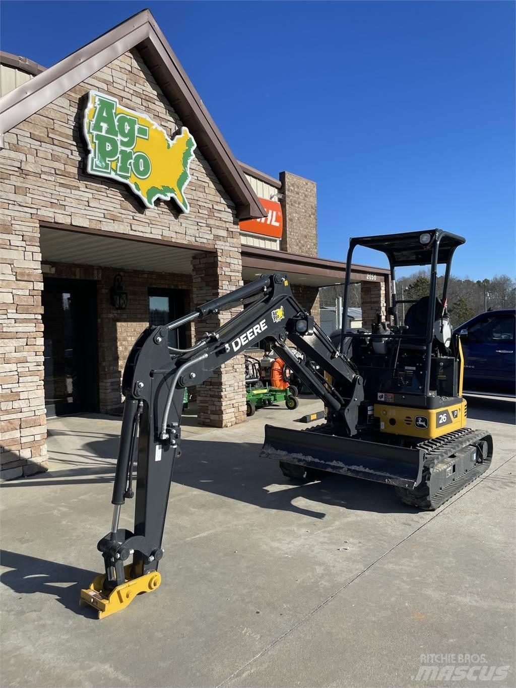 John Deere 26 P 小型挖土機/掘鑿機<7t(小型挖掘機)