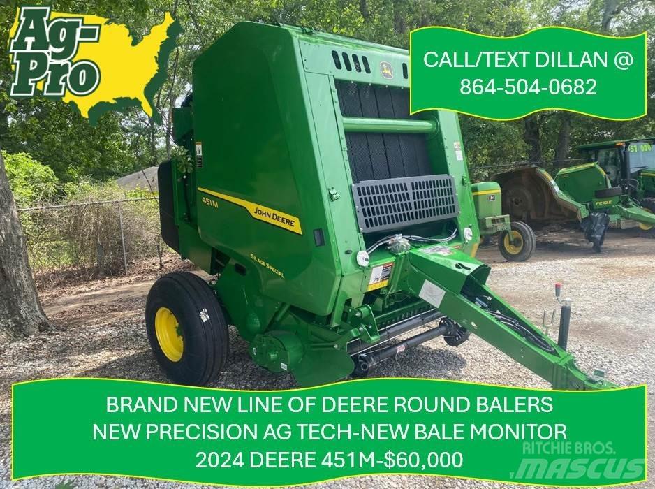 John Deere 451M 圓型牧草打包機