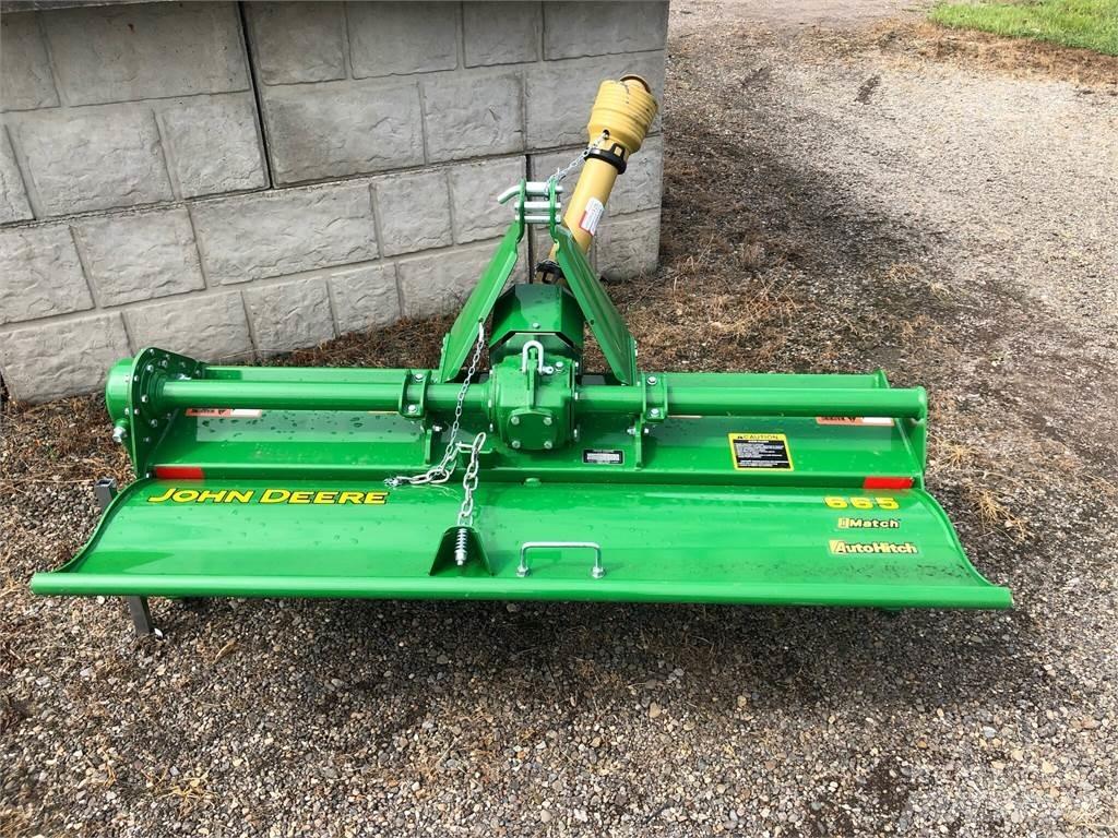 John Deere 665 動力耙和旋轉式耕耘機