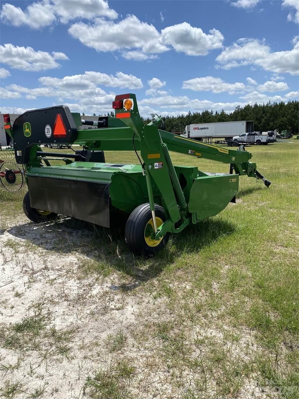 John Deere C350 割草調節裝置