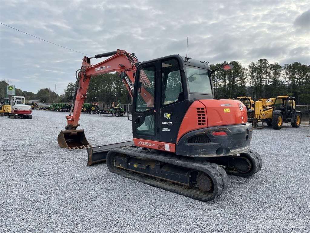 Kubota KX080-4 履帶式 挖土機/掘鑿機/挖掘機