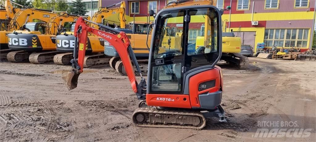Kubota KX 016-4 小型挖土機/掘鑿機<7t(小型挖掘機)