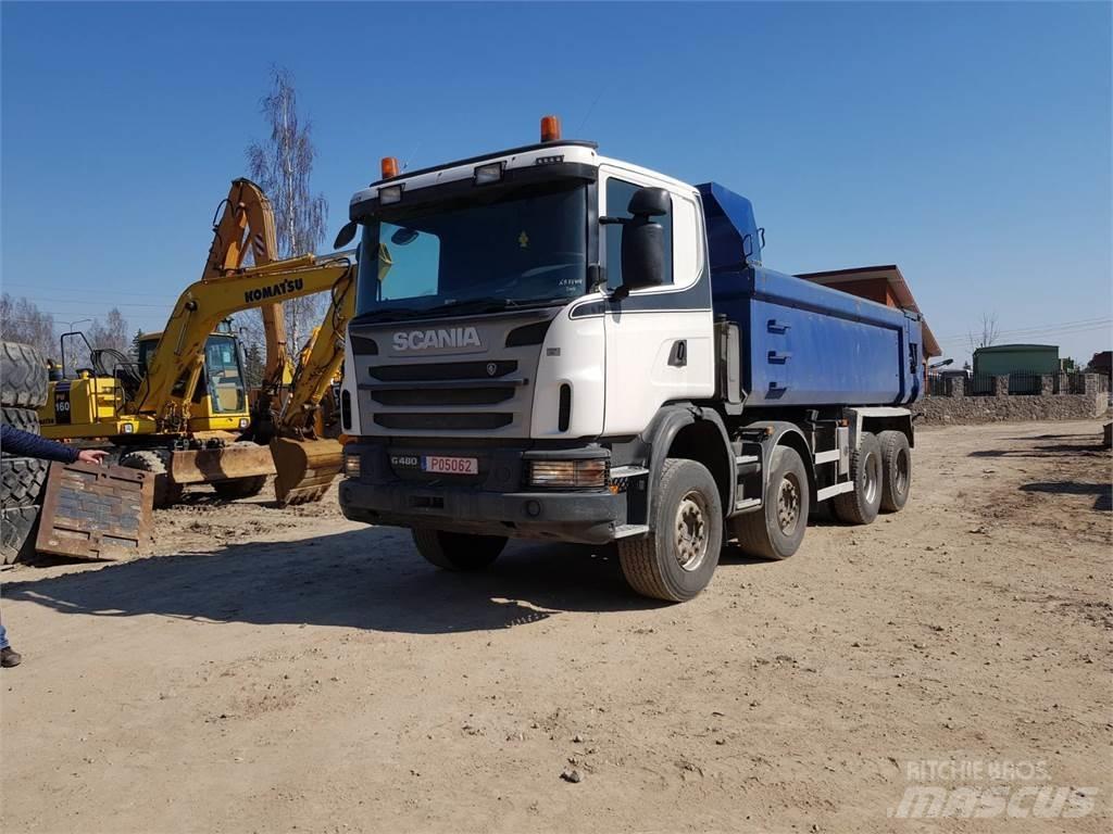 Scania G480 8x4 裝載運輸卡車