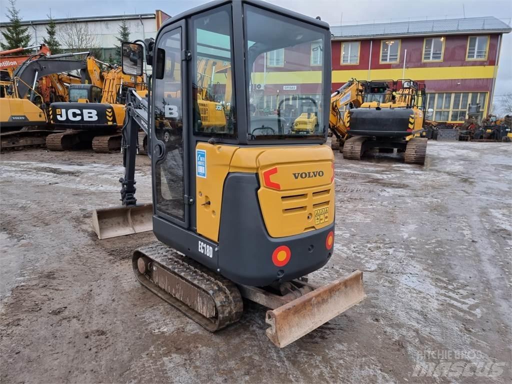 Volvo EC18D 小型挖土機/掘鑿機<7t(小型挖掘機)