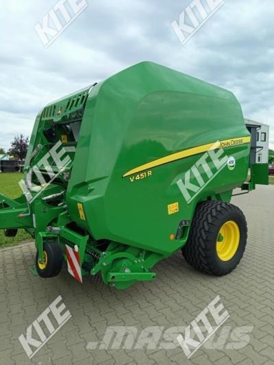 John Deere V451R 圓型牧草打包機