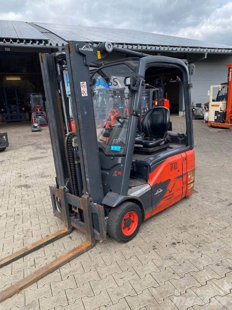 Linde E 16-02 電動堆高機
