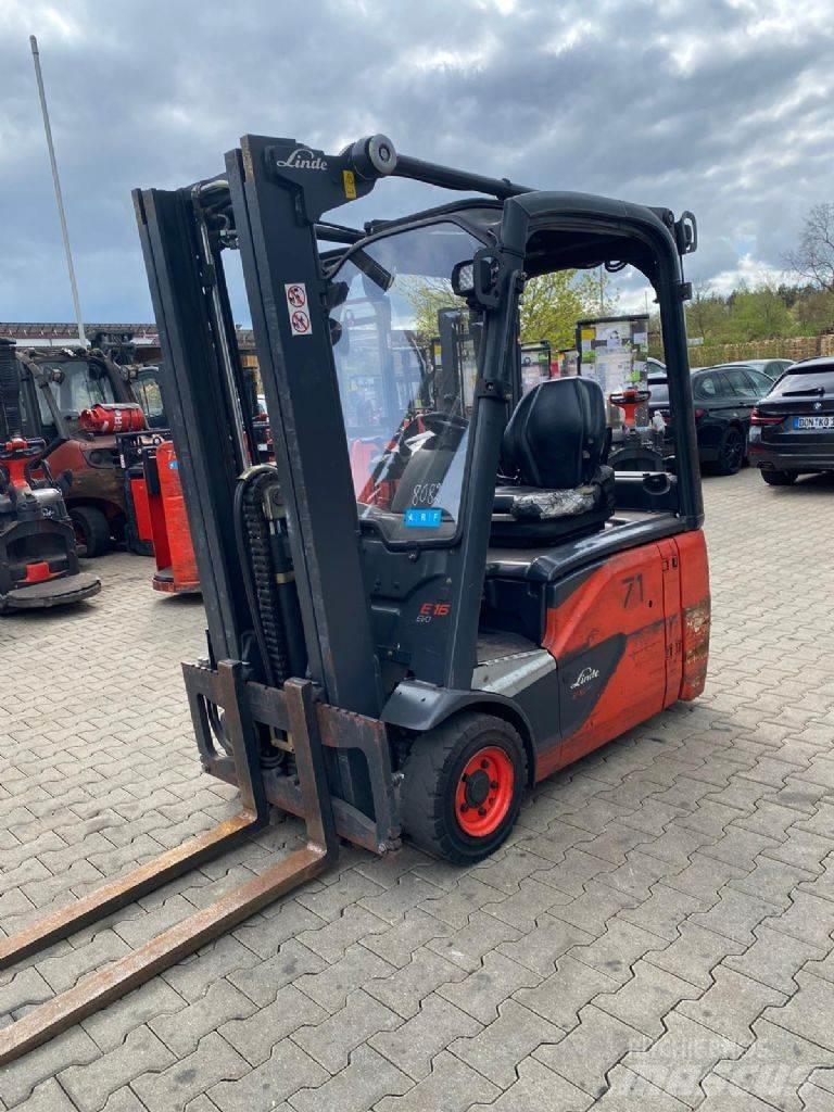Linde E 16-02 電動堆高機