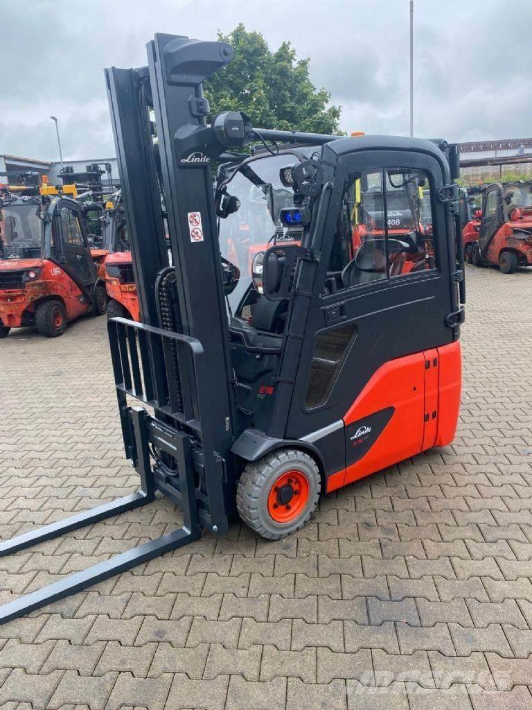 Linde E 16-02 電動堆高機