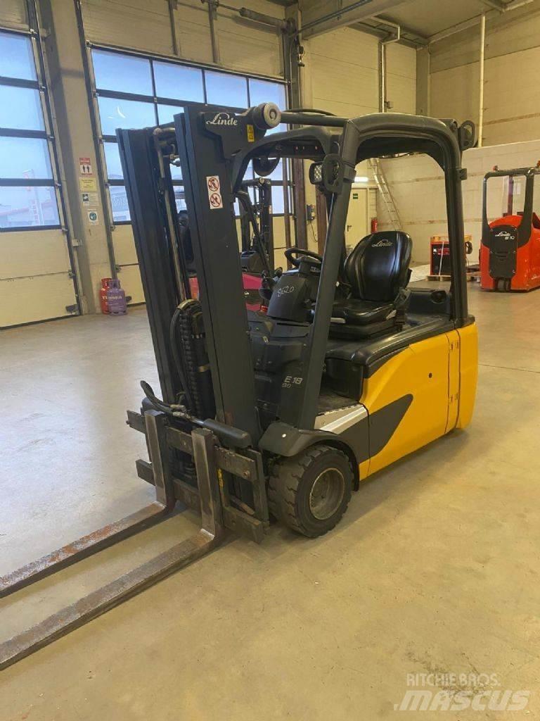 Linde E 18 L-02 電動堆高機