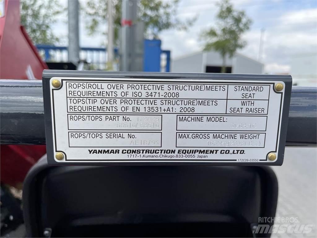 Yanmar SV08 小型挖土機/掘鑿機<7t(小型挖掘機)