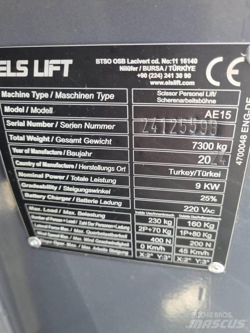 ELS LIFT AE15 曲臂高空作業車