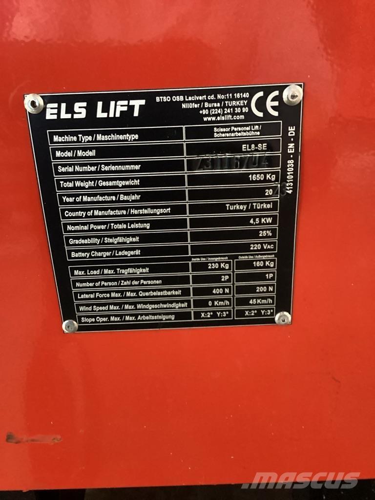 ELS LIFT EL8-SE 剪式升降機