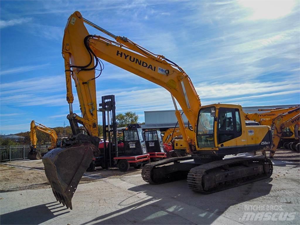 Hyundai R250LC-7 履帶式 挖土機/掘鑿機/挖掘機