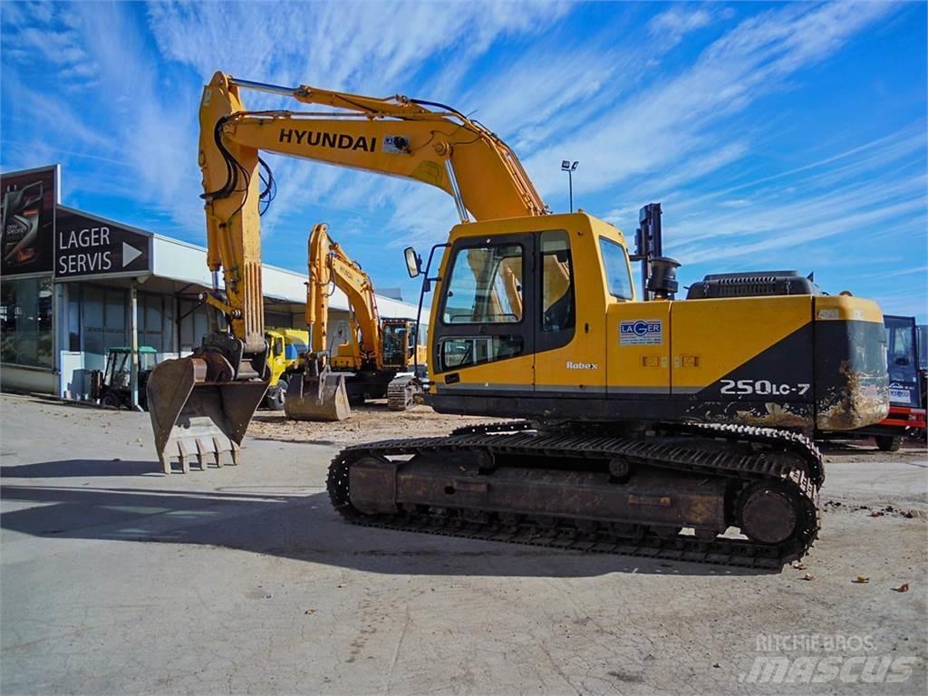 Hyundai R250LC-7 履帶式 挖土機/掘鑿機/挖掘機