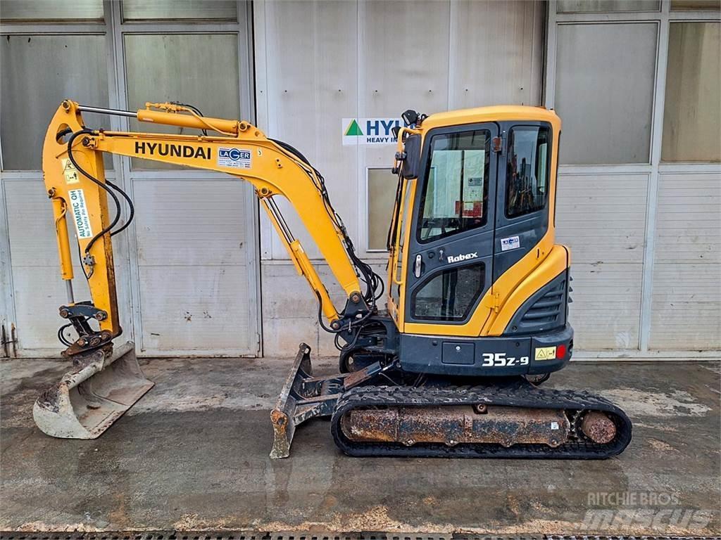 Hyundai R35Z-9 小型挖土機/掘鑿機<7t(小型挖掘機)