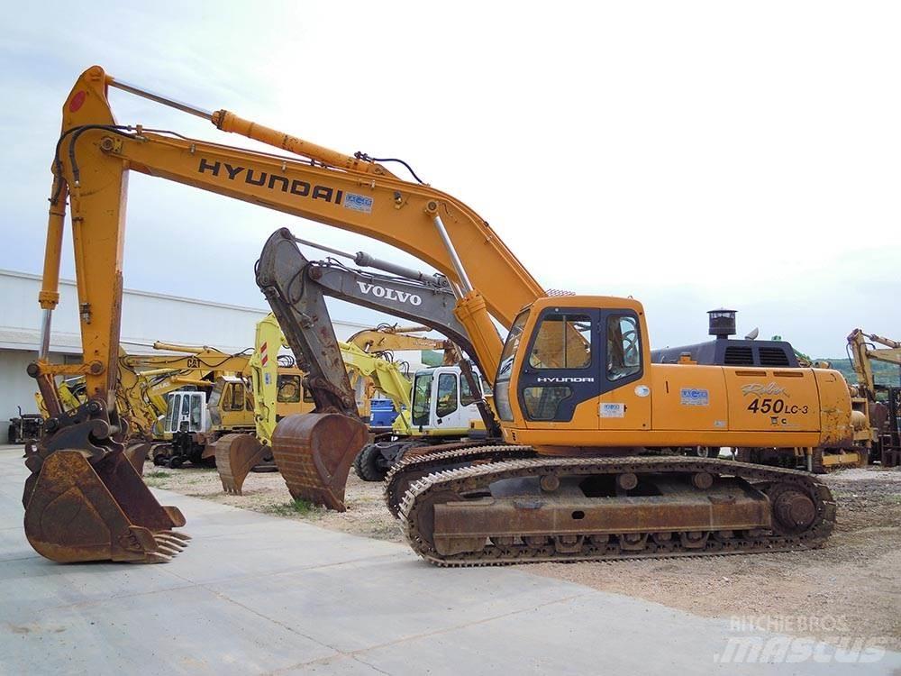 Hyundai R450LC-3 履帶式 挖土機/掘鑿機/挖掘機
