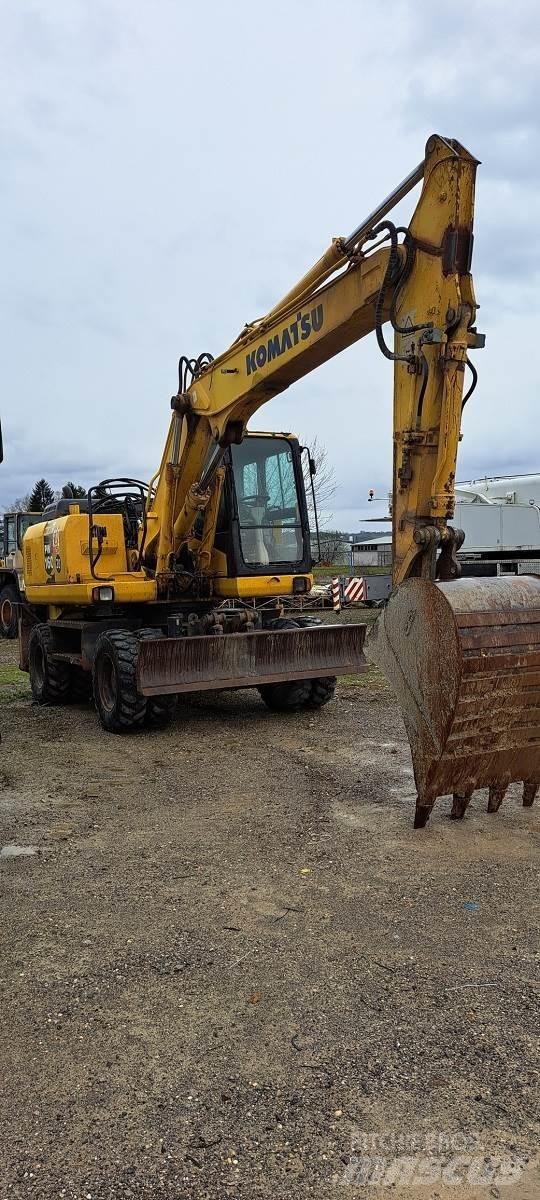 Komatsu PW160-7EO 旋轉式挖土機/掘鑿機/挖掘機