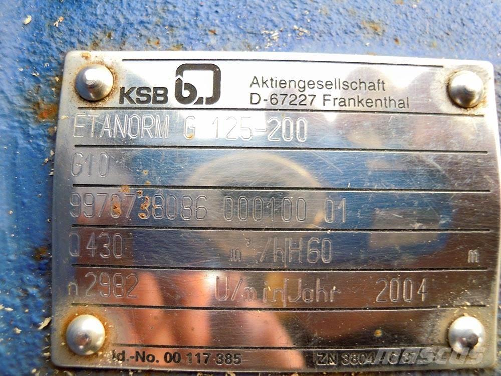 KSB ETANORM G 125-200 水泵浦