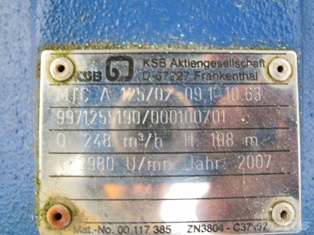 KSB MTC 125/02 水泵浦
