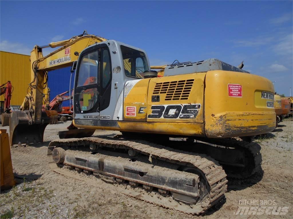 New Holland E 305EL 履帶式 挖土機/掘鑿機/挖掘機