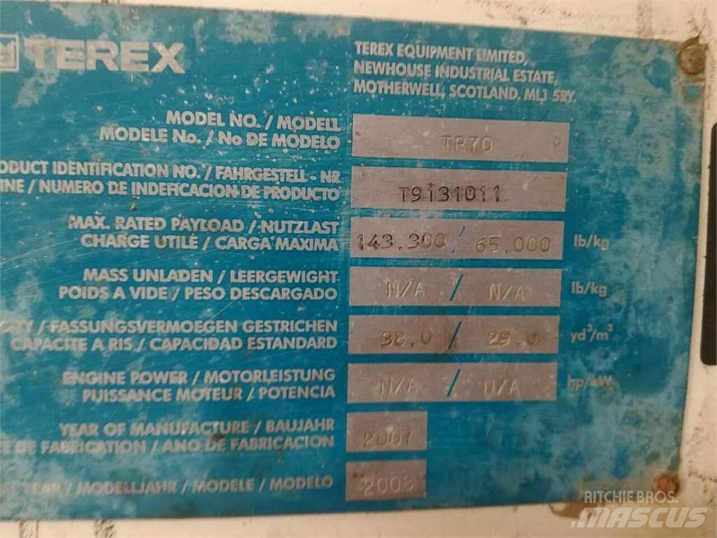Terex TR70 側卸礦車