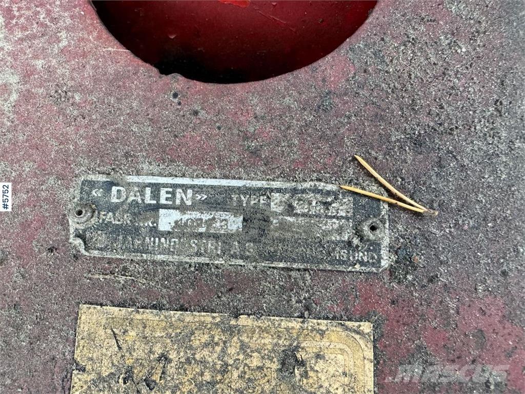 Dalen 1278 刮雪板和犁