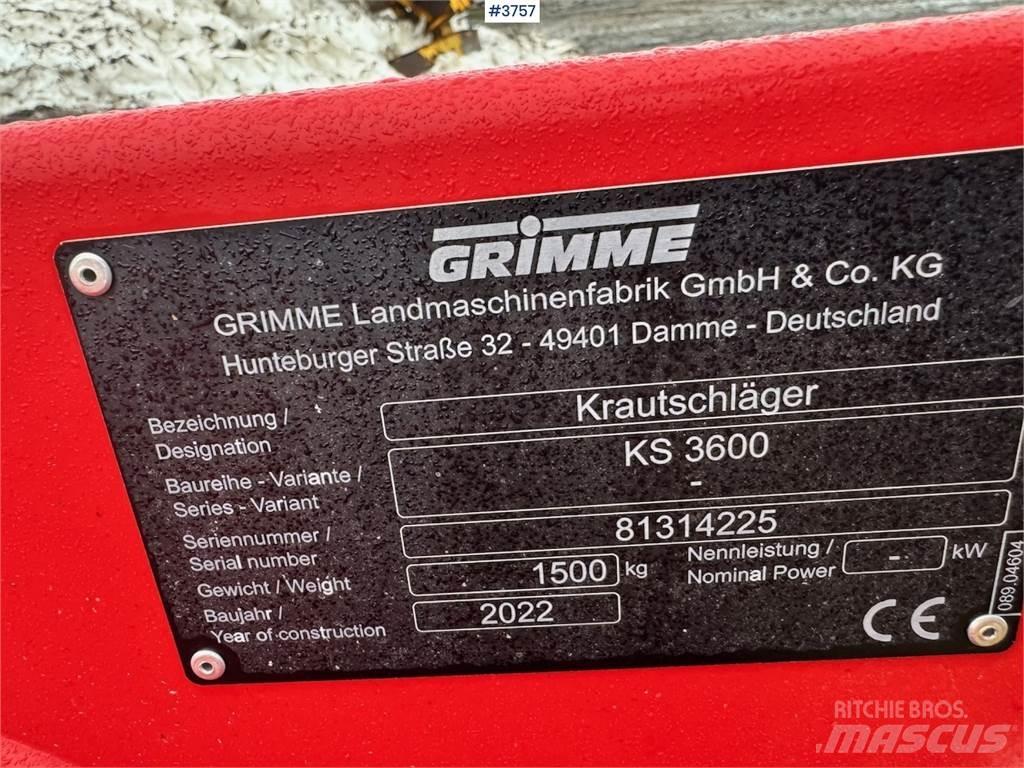 Grimme KS3600 其他組件