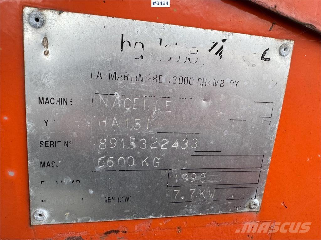 Haulotte HA 15 I 其他升降機和作業平台