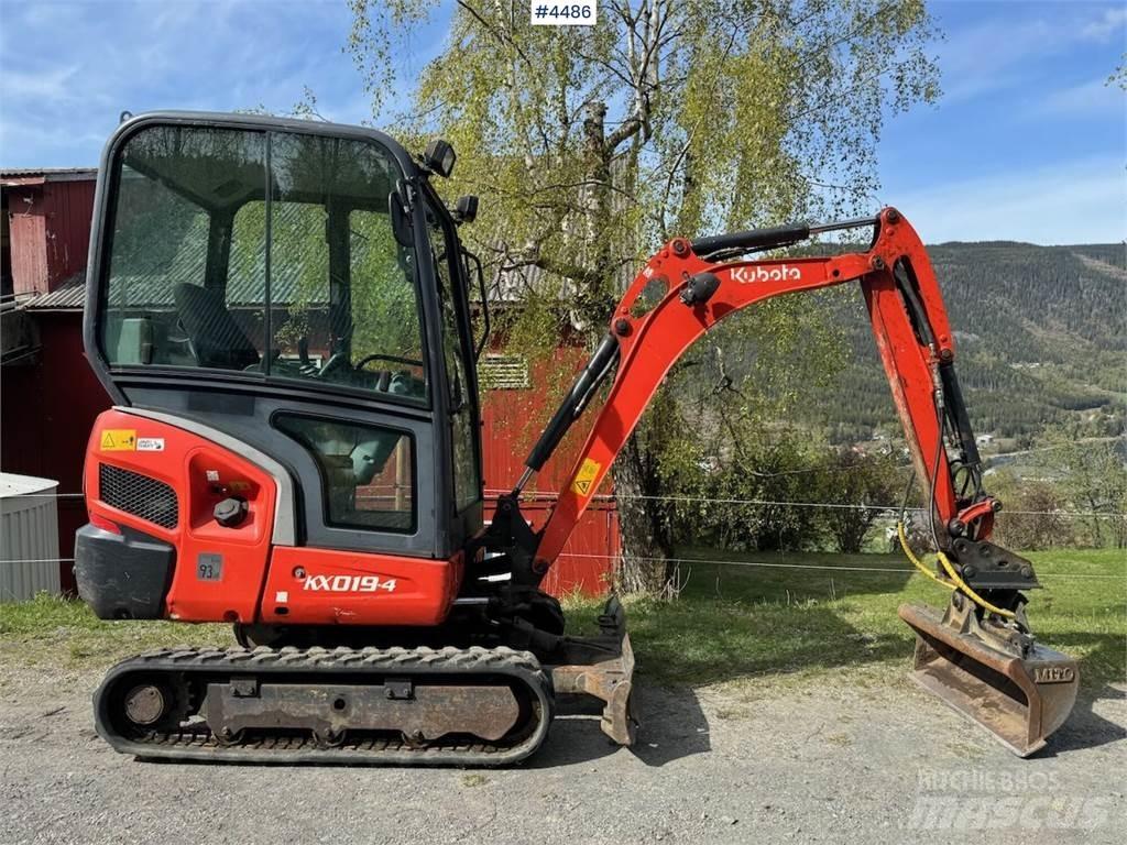 Kubota KX019 履帶式 挖土機/掘鑿機/挖掘機