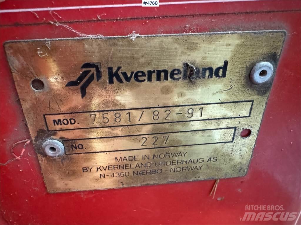Kverneland 7581 其他收穫設備