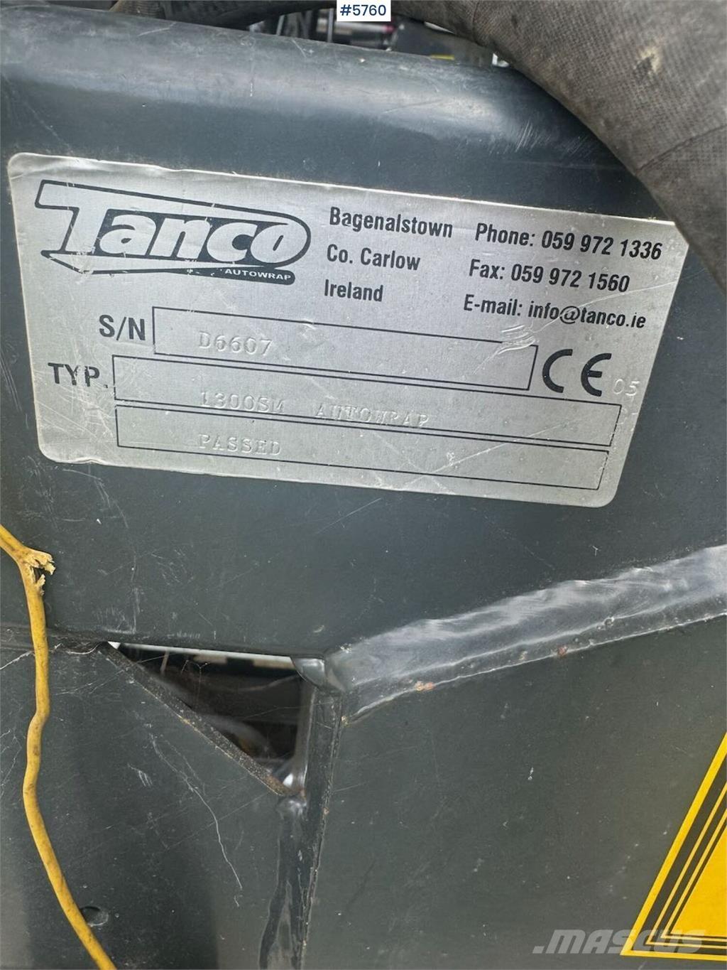 Tanco 1300SM 其他收穫設備
