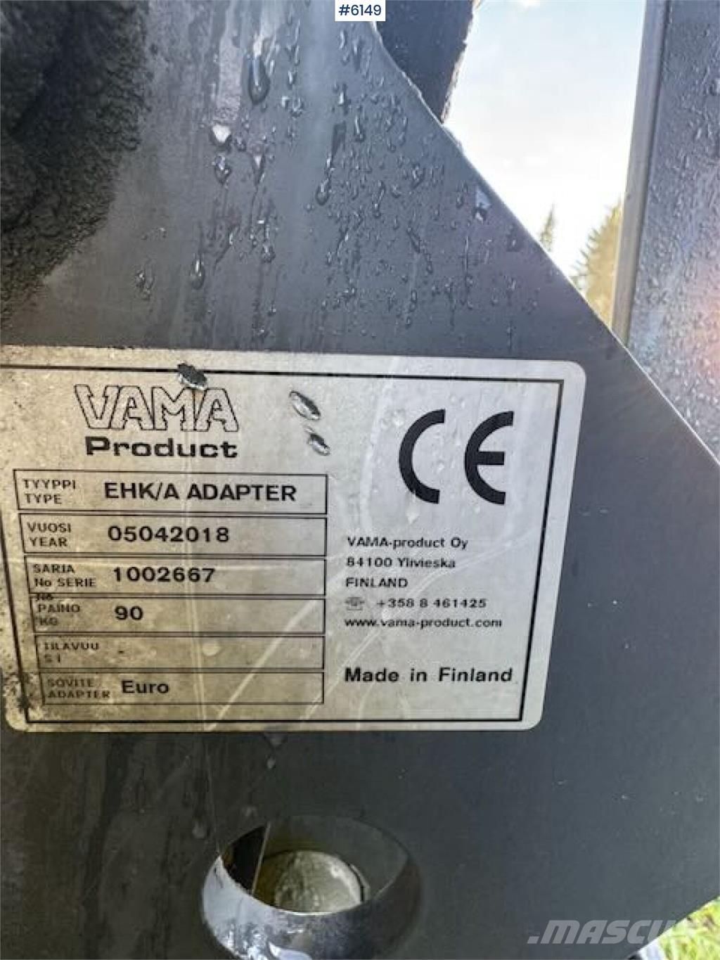 Vama Frontkost 牽引式噴霧機