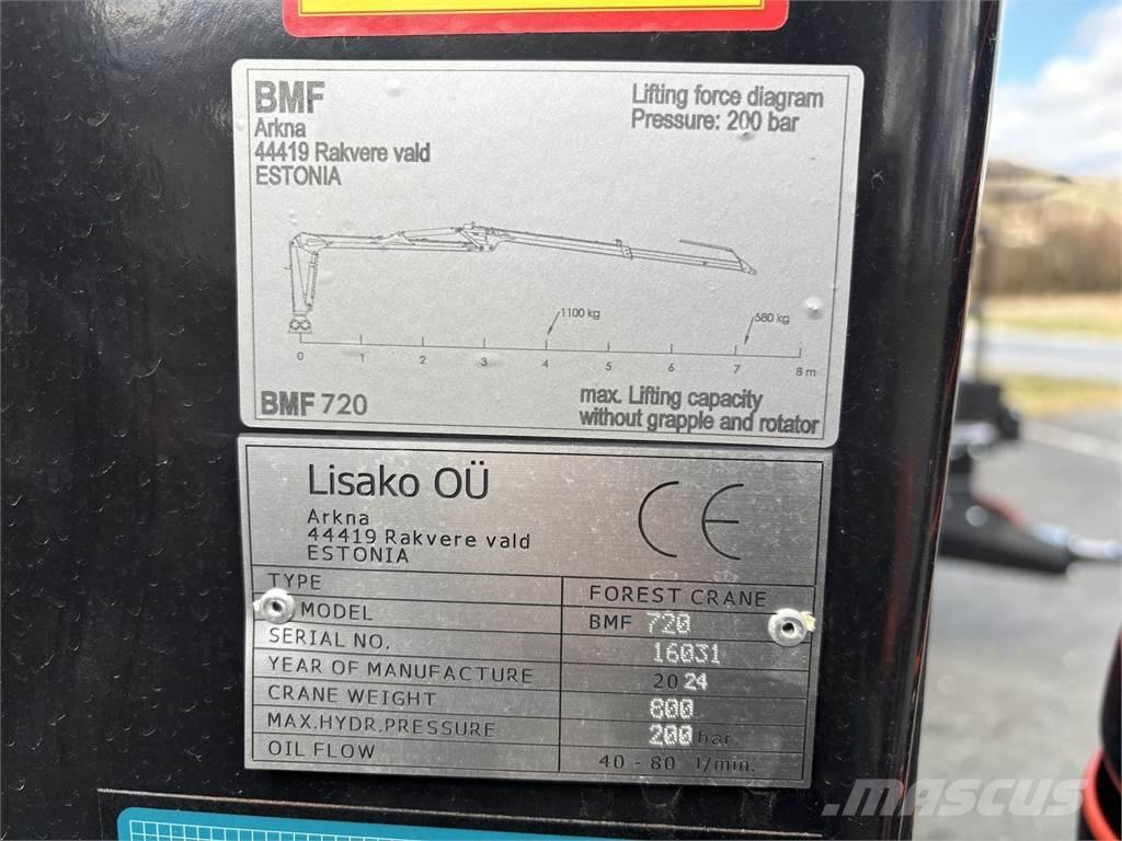 BMF 10T2+720 林業拖車