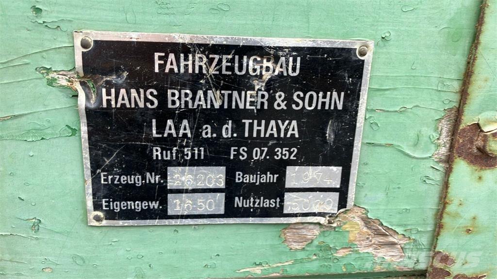 Brantner 5 Tonnen 傾卸式拖車