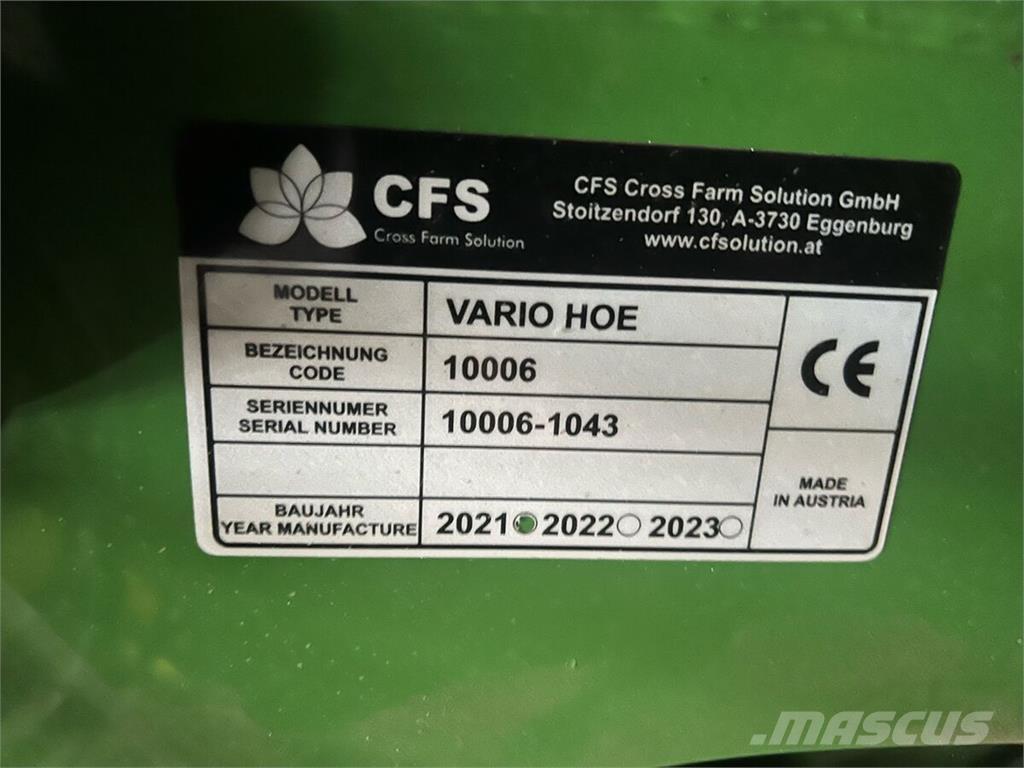  CFS Varihoe 620 其他播種機和配件